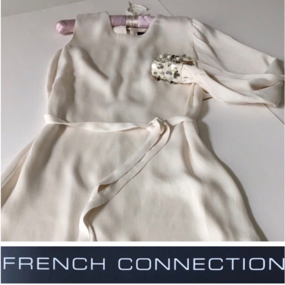 NWT Size 2 One Sleeve, Winter White